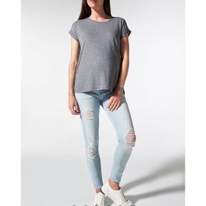 BLANQI Belly Support Maternity Skinny RippedJeans